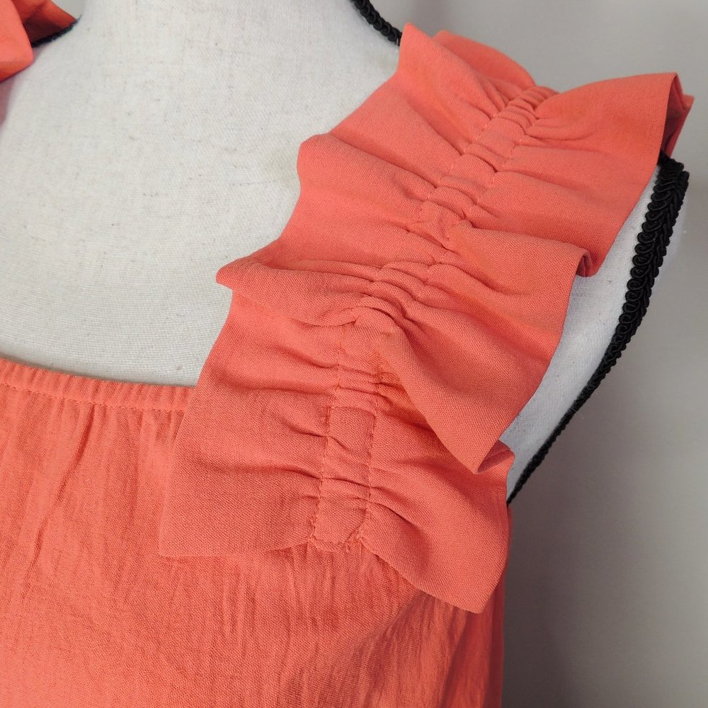 ODDI Ruffle Strap Tank - Picture 2 of 7